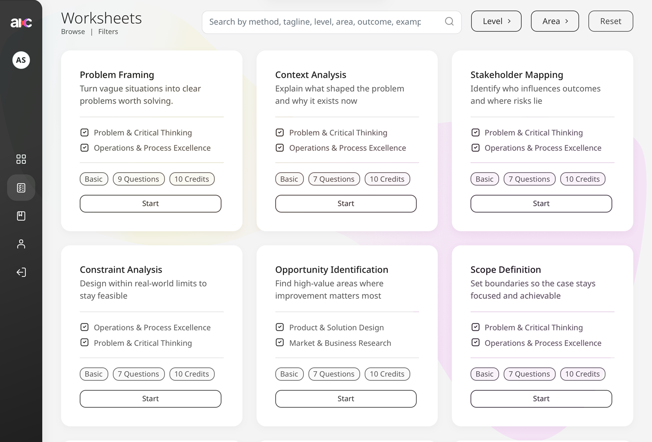 Engineering worksheets preview